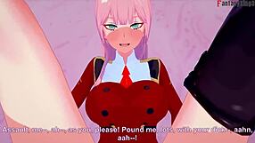 in the franxx universe, zero two engages in intense pov sex with darling. fully captured by fantasyking3.