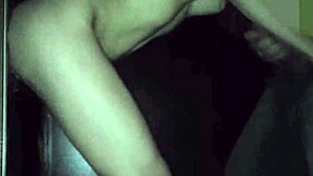 Skinny Wife Fucks Glory Hole in Front of Cuckold