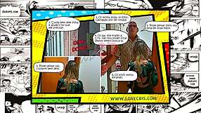 vovo sapeca blackmails netinha in this hq comic porn start