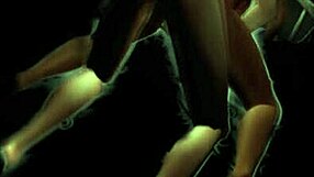 cartoon character gets mounted in blurry sex scene