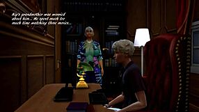 Beverly Bennett in hot action in The Sims 4 adult game
