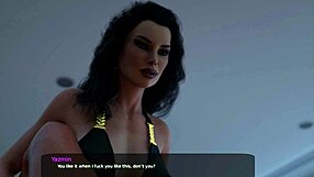 milfy city v0.6e part 40, stepsister sneaks in for steamy night footjob.