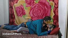 Skinny teen gets creampied while giving a perfect blowjob