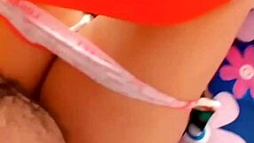 Horny Teen Helps with Tight Pussy