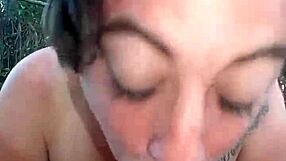 rough sloppy amateur blowjob