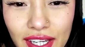 Private chat with Colombian cutie moaning for a follower