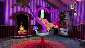 3DGSpot - Hot Animated Fuck in Sex Game with Big Titties Cutie in 3D Cartoon Porn