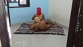 Girl bends over for neighbor handjob