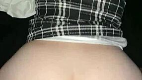 सेक्सी बड़ी गांड वाली बेब ने फैमिली डिनर से पहले बड़ा काला लंड लिया