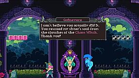 flip witch pixel hentai game ep 13 monster cock titjob and facial cumshot