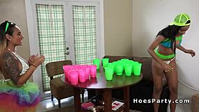 Latian Amateurs Hardcore Partying With Huge Dicks