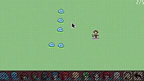 Slimes take over and raid the demon king's castle, filling it with cum