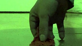 Giantess Clayman stomp in huge tall fetish scenario