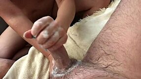 Mature woman makes me cum twice with skilled hands