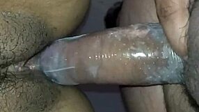 A friend fucks me with a condom on my ass
