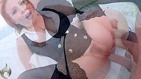 Hairy redhead lady seduces cheating wife in taboo encounter