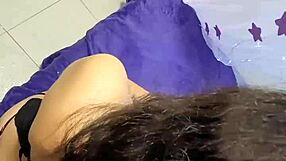 Curvy girlfriend shakes big ass while getting fucked doggy and spit on