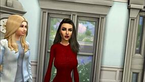 Married woman has an affair with her father in law in The Sims 4