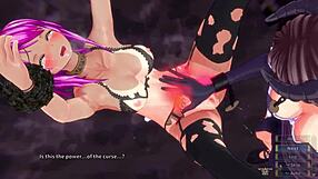 Ever seen Holy Knight Ricca with Miria tattoos in uncensored 3D hentai action?