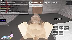 Roblox porn shock! Who’s sucking that huge rod now?