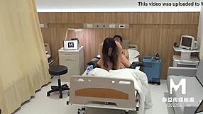 Listen up! This Asian model Zhou Meng Qi gets wild with hospital sex in Modelmedia video!