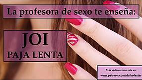 Follow teacher's jerk off instructions joi