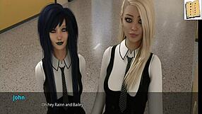 wanna see office fun with that sexy blonde cheerleader?