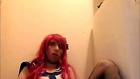 Solo Trap Jerks Off And Swallows Cum!