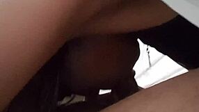 She passionately sucks my Brazilian cock with intense pleasure.