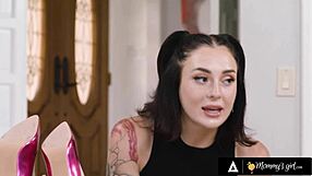 Young beauty Melody Marks, a gamer and a mommy’s girl, in a hardcore scene