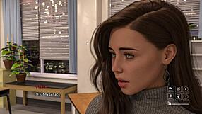 Horny college students engage in sexual activity in anime video