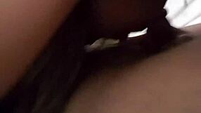 She passionately sucks my Brazilian cock with intense pleasure.