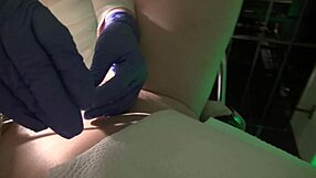 Gretsella's rough anal exploration and medical femdom scene