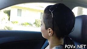 Erected Pecker Slams Hairless Twat in Rough POV Fuck