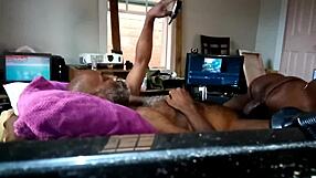 Real homemade ebony threesome fucking scene from Thot in Texas