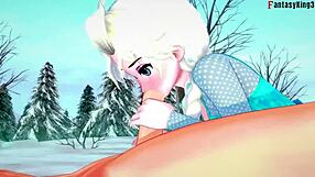 Why Is Elsa Sucking So Wild in Frozen Fantasy 3D Cartoon Sex?