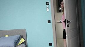 oops, hot stepmom accidentally takes stepsons cock in her tight spot