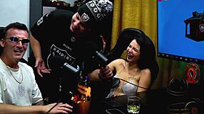 Natasha the naturist kissed passionately by the sea