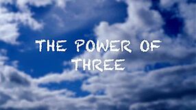 the power of three in anime cartoon group