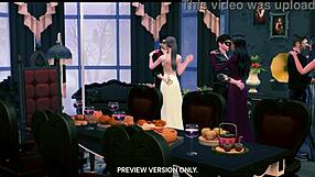 Masquerade night in wild 3D hentai preview, so hot! 🔥