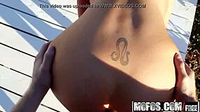 olivia austin - riding hard in the country for drone hunter with epic cumshot action.