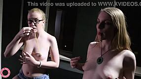 Ella Darling Licks Big Pussy Lips In Lesbian Scene.