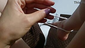 i masturbate with cum dripping down my leg