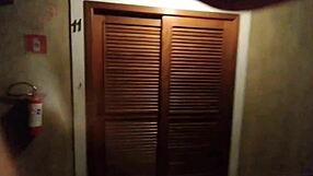 I the misterious eater invades the room n finds a blonde with big tits n tattoo, fuckin her ass n cumshot