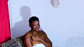 African step mother rides hard in naughty cowgirl action