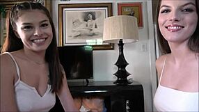 Young lesbians and gay try out penis together