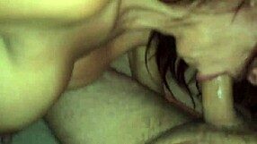 Mature milf dives deep into sucking a big cock with hardcore throat action.