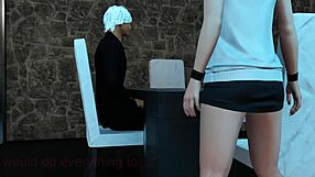 Enjoying a cartoon office story with babe and tits in high definition