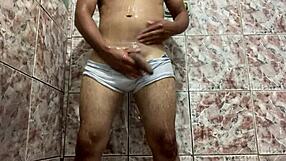 i took off my white underwear in the shower and felt relaxed