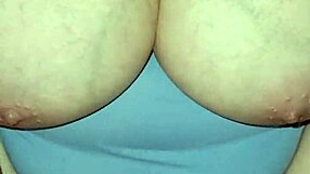 Amateur Slut Milf with Huge Tits Oozes While Banged